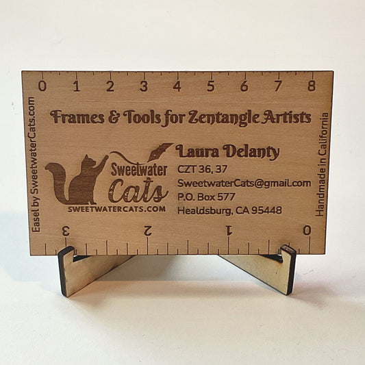 Custom Zentangle® Easel & Event Keepsake – Personalized DESIGN SETUP FEE