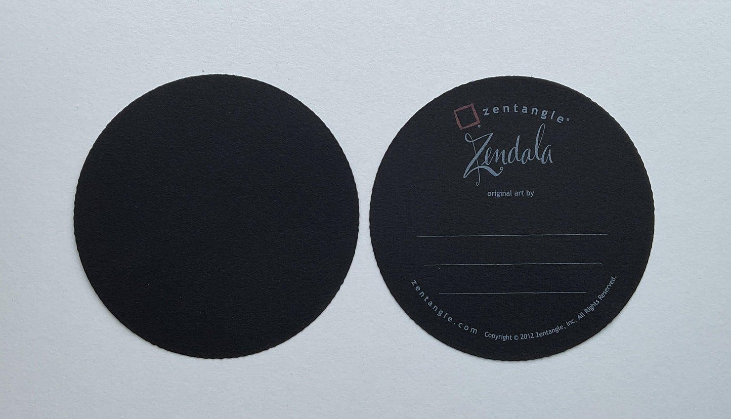 Zendala Zentangle® Tiles – 10 Pack – 4.5 inch round