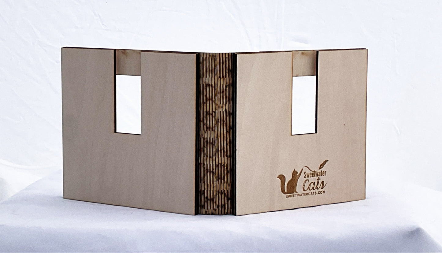 Handmade Zentangle® Square Living Hinge Frame – 2 Tile Display