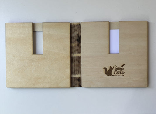 Handmade Zentangleยฎ Zendala Living Hinge Frame โ 2 Tile Display