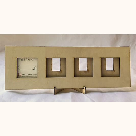 Handmade Zentangle® Bijou Frame – 4 Tile Display