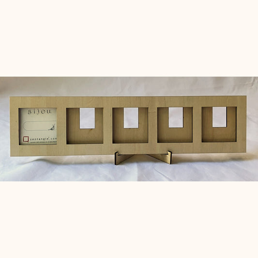 Handmade Zentangle® Bijou Frame – 5 Tile Display