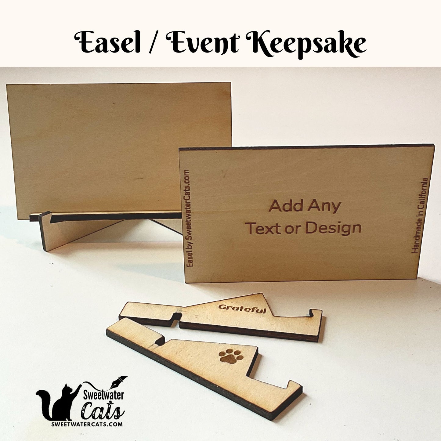 Custom Easel & Event Keepsake – DESIGN SETUP FEE