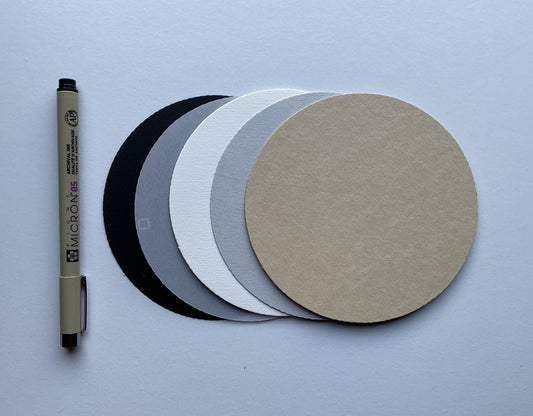 Zendala Zentangle® Tiles – 10 Pack – 4.5 inch round