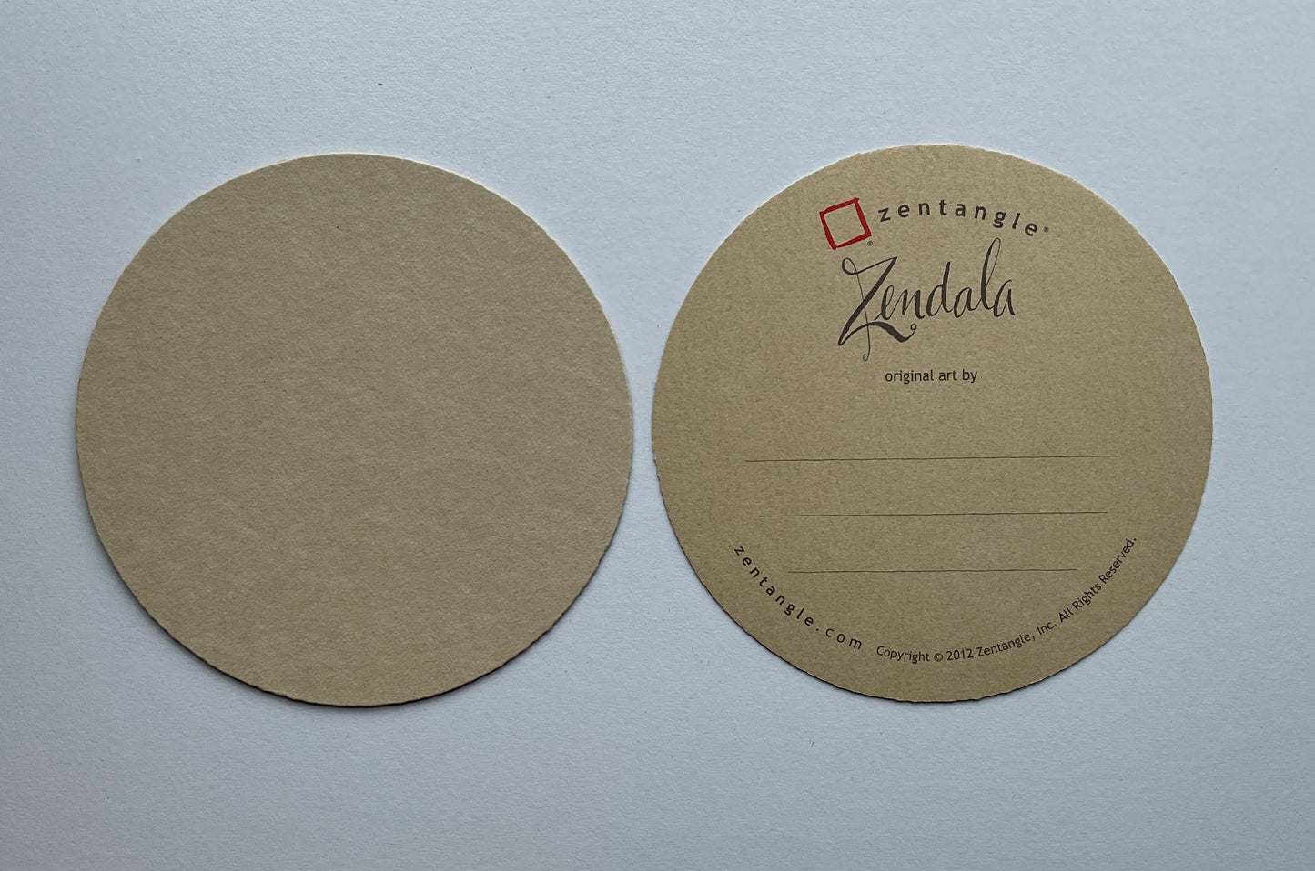 Zendala Zentangle® Tiles – 10 Pack – 4.5 inch round