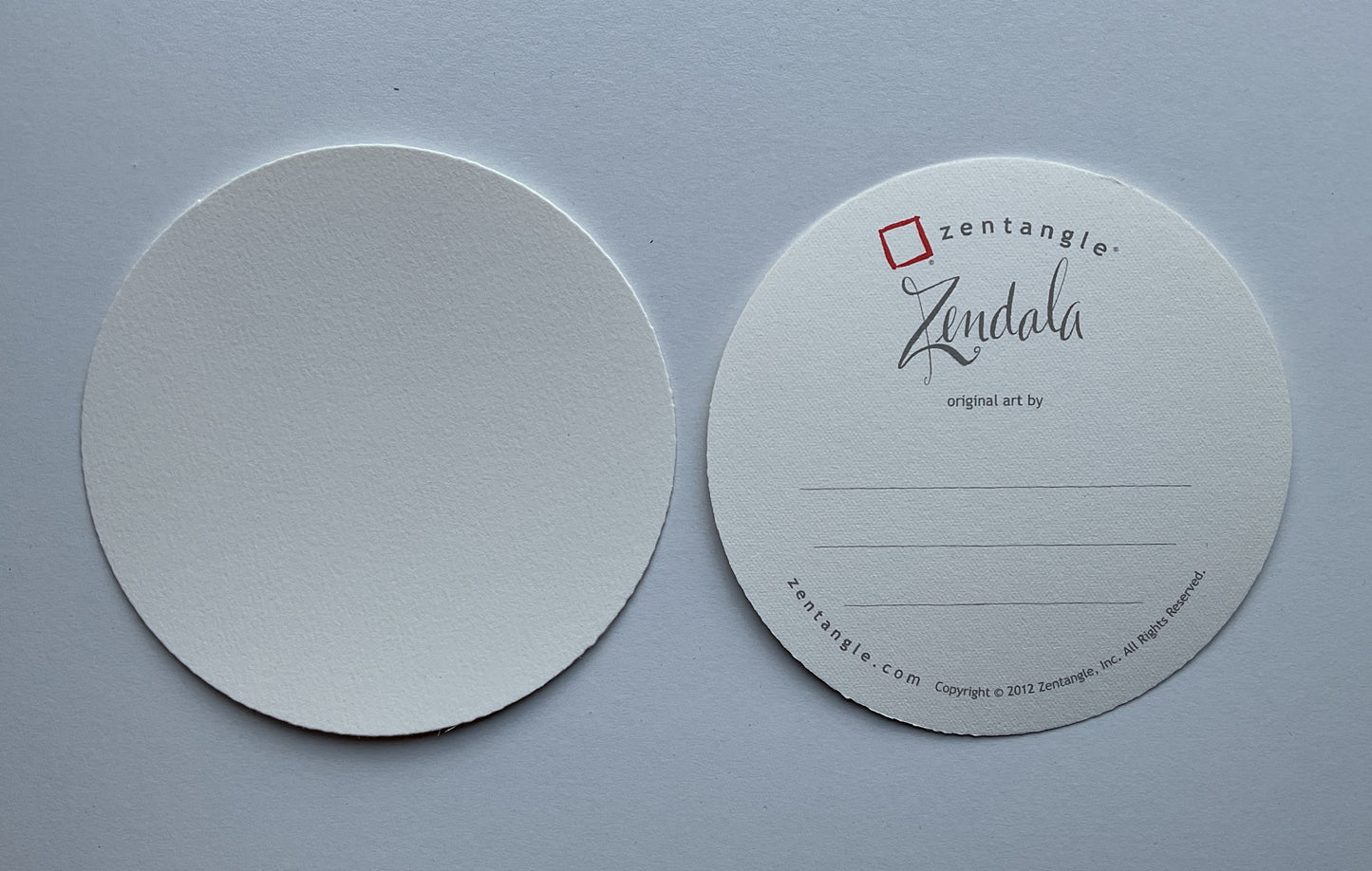 Zendala Zentangle® Tiles – 10 Pack – 4.5 inch round