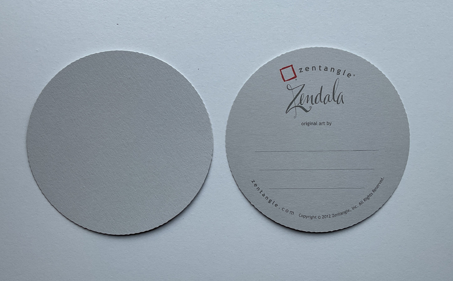 Zendala Zentangle® Tiles – 10 Pack – 4.5 inch round