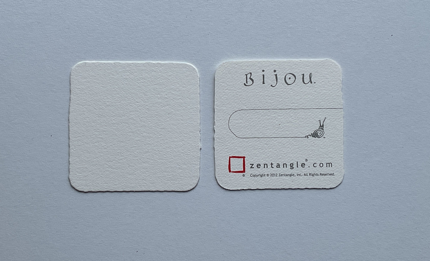 Bijou Zentangle® Tiles – 10 Pack – 2 inch – White, Renaissance, Gray, Black