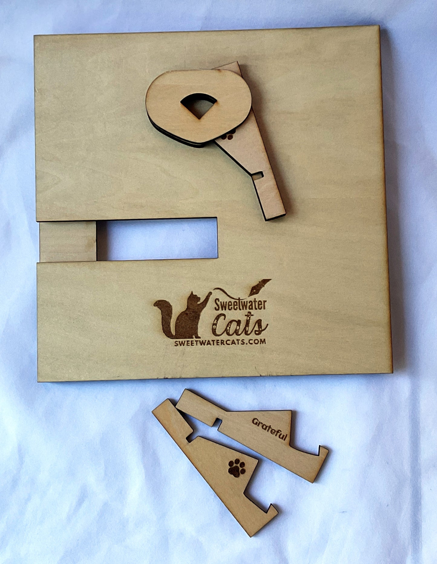 Handmade Zentangle® Apprentice Frame – 6-1/2" Wood Display for 4.5" Tiles