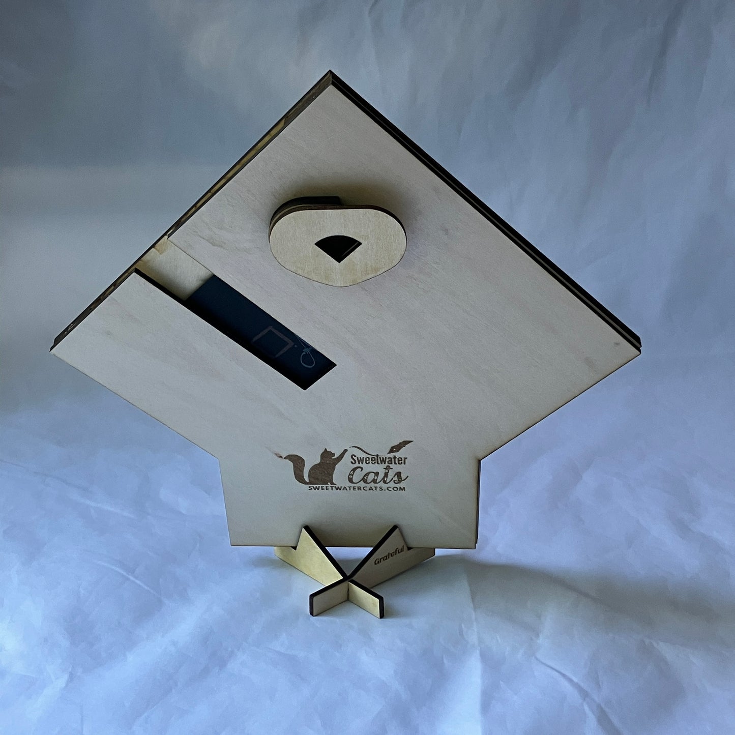 Handmade Zentangle® Square Frame Diagonal – 1 Tile Display