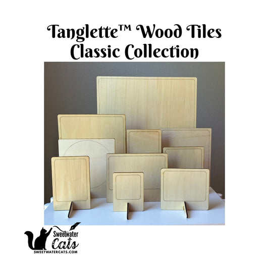 Tanglette™ Wood Tiles for Zentangle® Artists - Classic Series