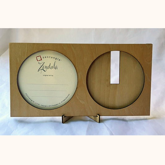 Handmade Zentangle® Zendala Frame – 2 Tile Display